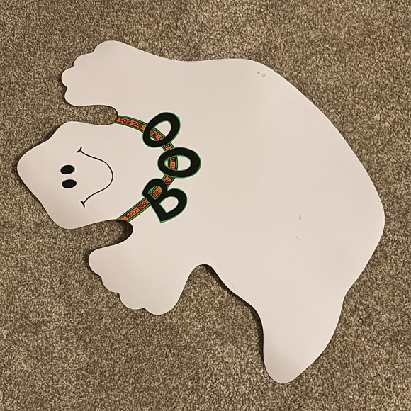 Halloween Vinyl Placemat Kmart Vintage PumpkinTime Set (3) Pumpkins, Ghost Witch - Picture 9 of 16